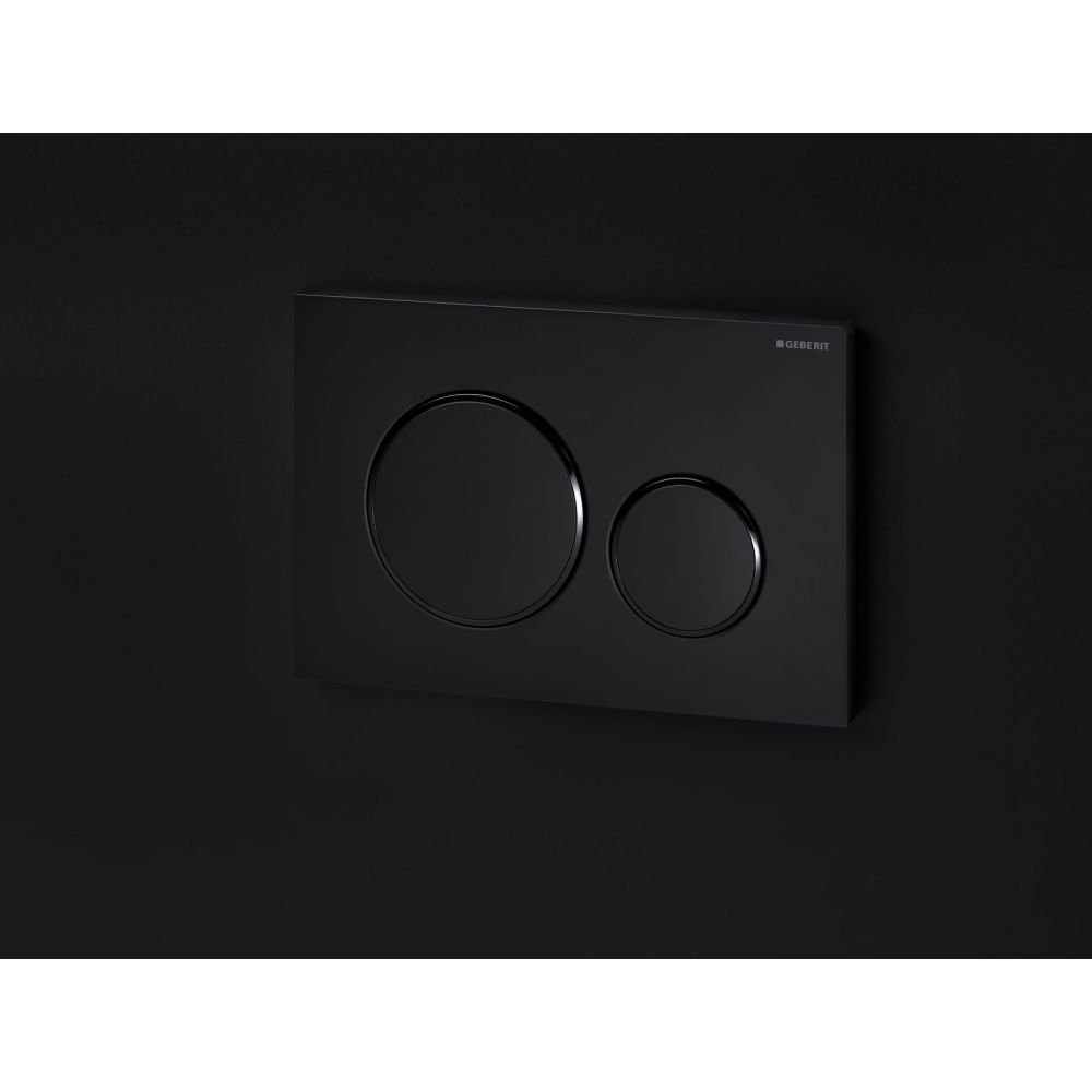 Клавиша смыва Geberit Sigma20, черная, 115.882.16.1
