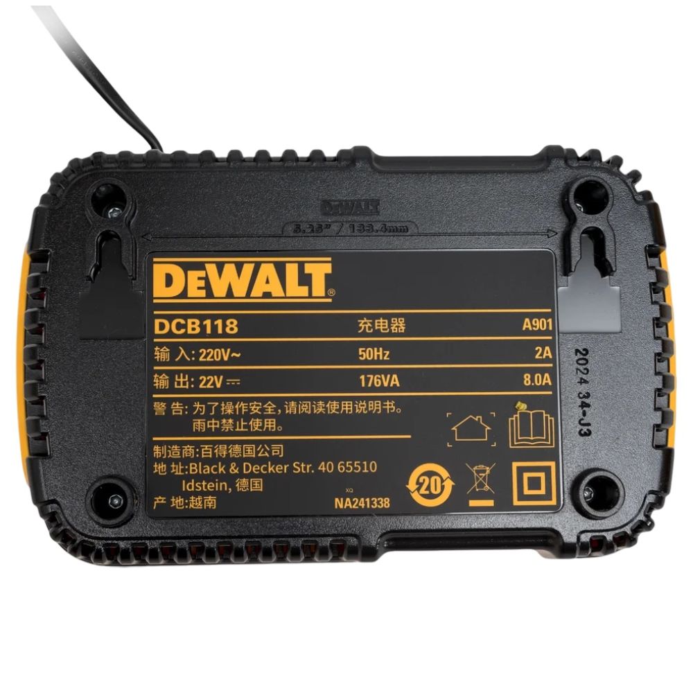 Быстрое зарядное устройство DEWALT DCB118, 18/54 В, 8 А (DCB118-QW)