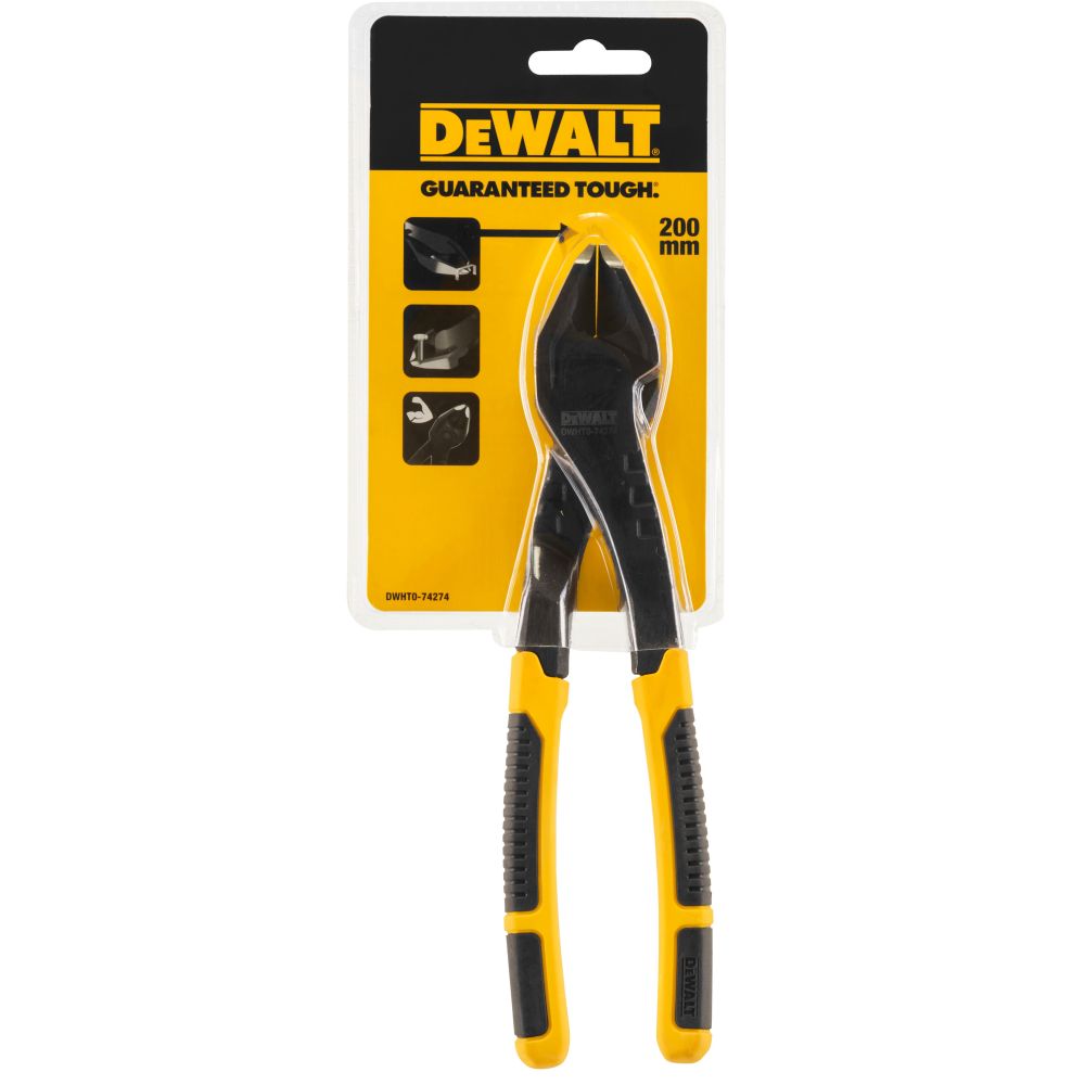 Диагональные кусачки DEWALT DWHT0-74274, 20 см, рез до 6 мм