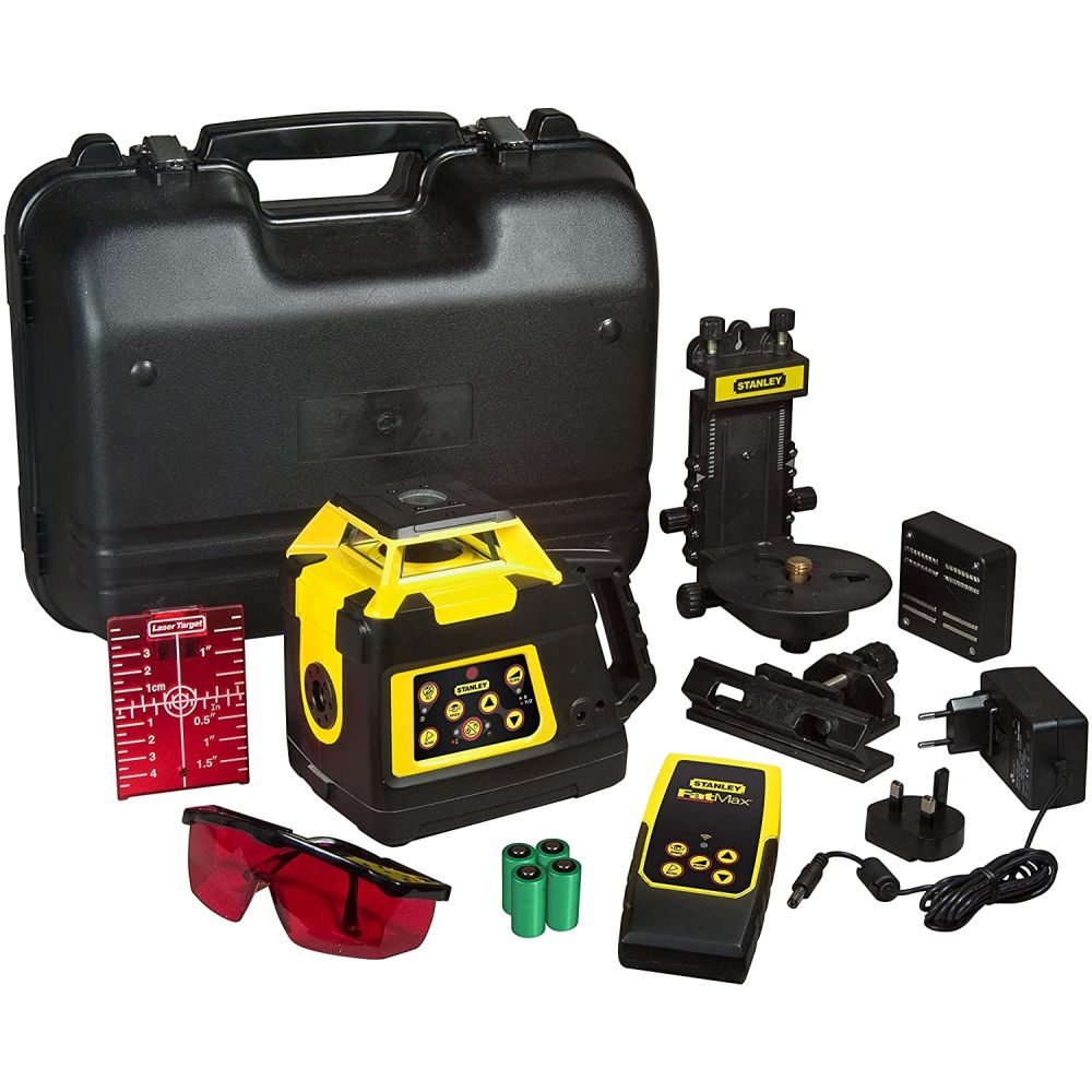 Вращающийся лазерный нивелир FATMAX ROTATING LASER RL HV STANLEY 1-77-497, 400 м +/-1,5мм@30м