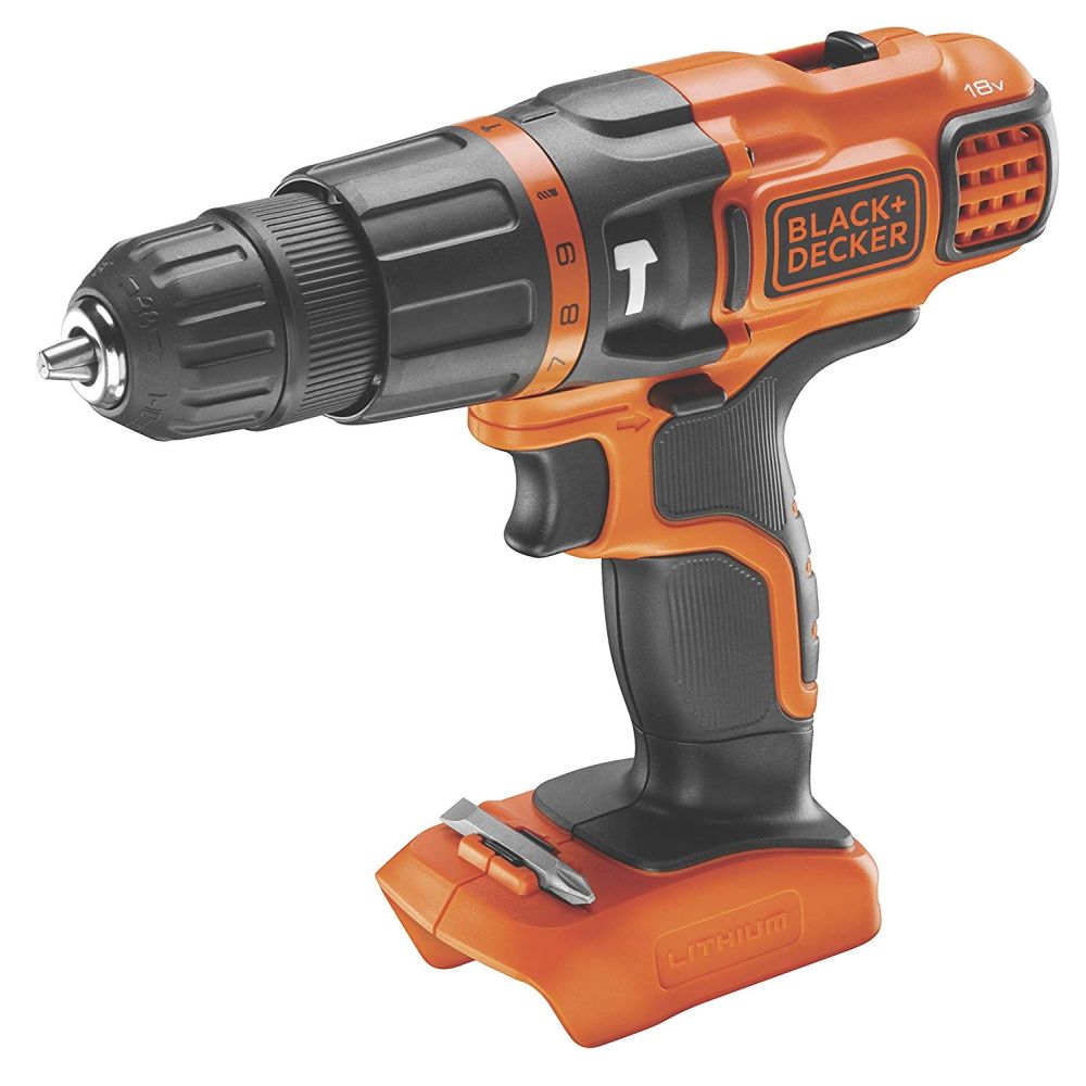 Аккумуляторная ударная дрель-шуруповерт BLACK+DECKER BDCH188N, без аккумулятора и з\у