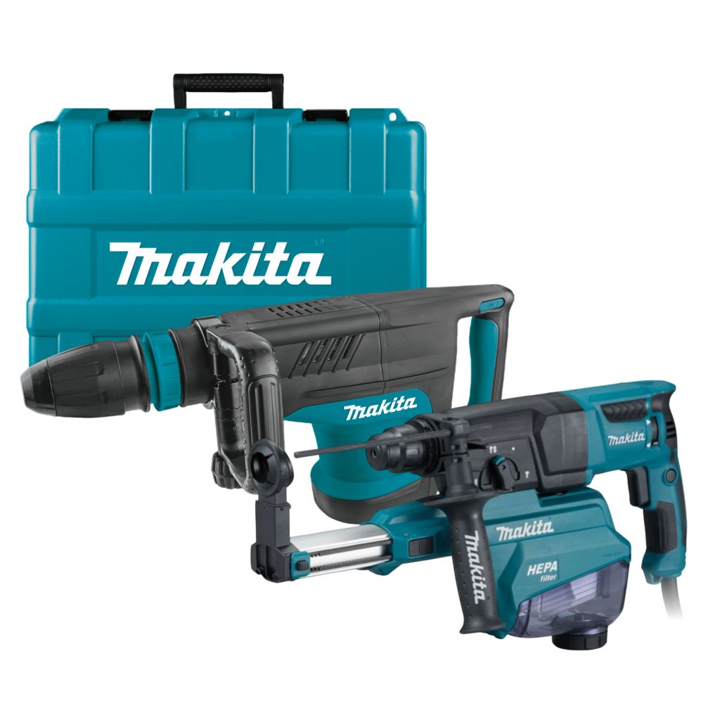 Набор электроинструмента Makita: перфоратор HR2652 + отбойный молоток HM1203C (ACSET-42)