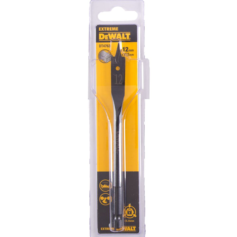 Сверло по дереву DEWALT EXTREME IMPACT , 12x132x152 мм, 1 шт. (DT4763-QZ)