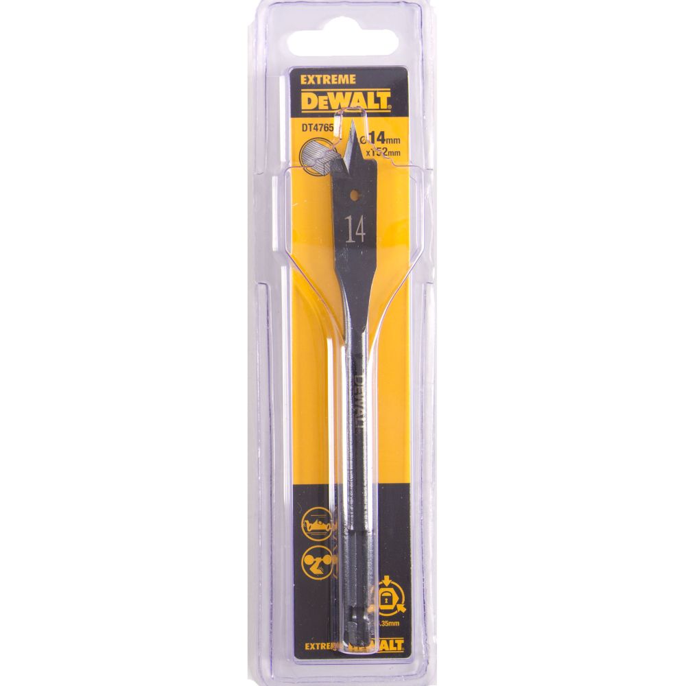 Сверло по дереву DEWALT EXTREME IMPACT, 14x132x152 мм, 1 шт. (DT4765-QZ)