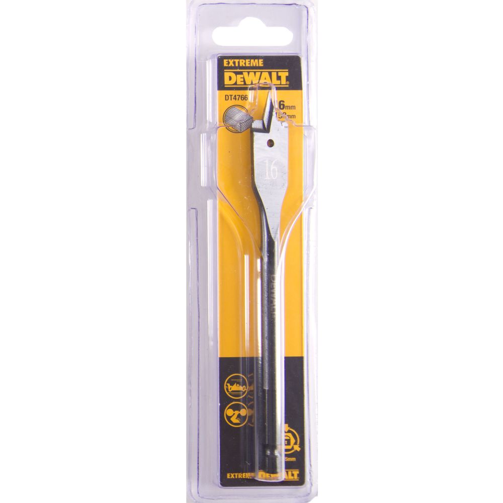Сверло по дереву DEWALT EXTREME IMPACT, 16x132x152 мм, 1 шт. (DT4766-QZ)