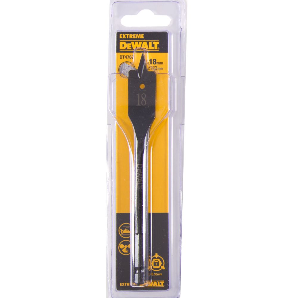 Сверло DEWALT EXTREME DT4767, по дереву перьевое IMPACT 1/4 дюйма 18 x 152 мм
