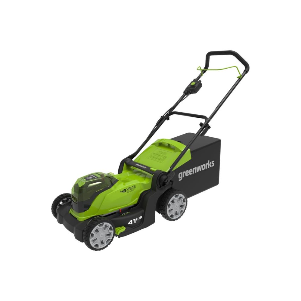 Аккумуляторная газонокосилка Greenworks, 48 В, 41 см, 50 л, без АКБ и ЗУ, 2512607