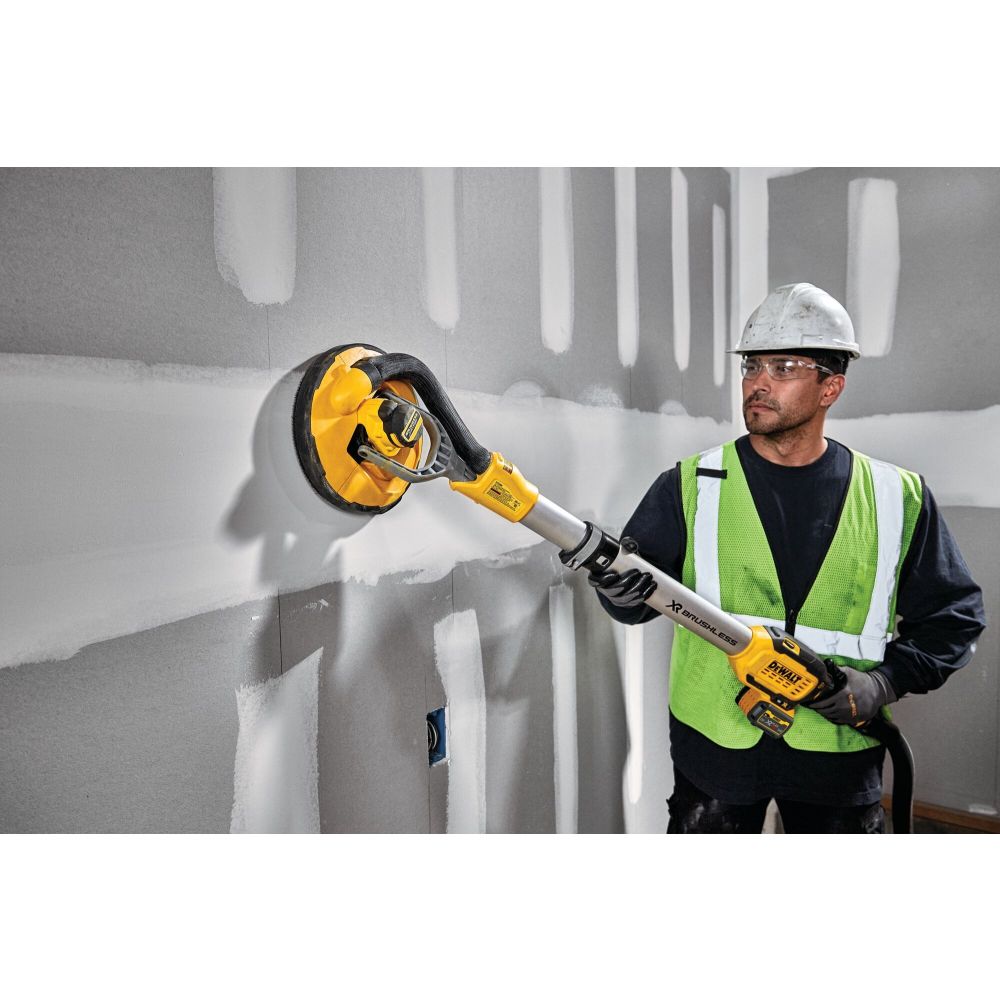 Аккумуляторная эксцентриковая шлифмашина для стен DEWALT DCE800NB, 18 В, 225 мм, 1200 кол/мин, без АКБ и ЗУ, в сумке