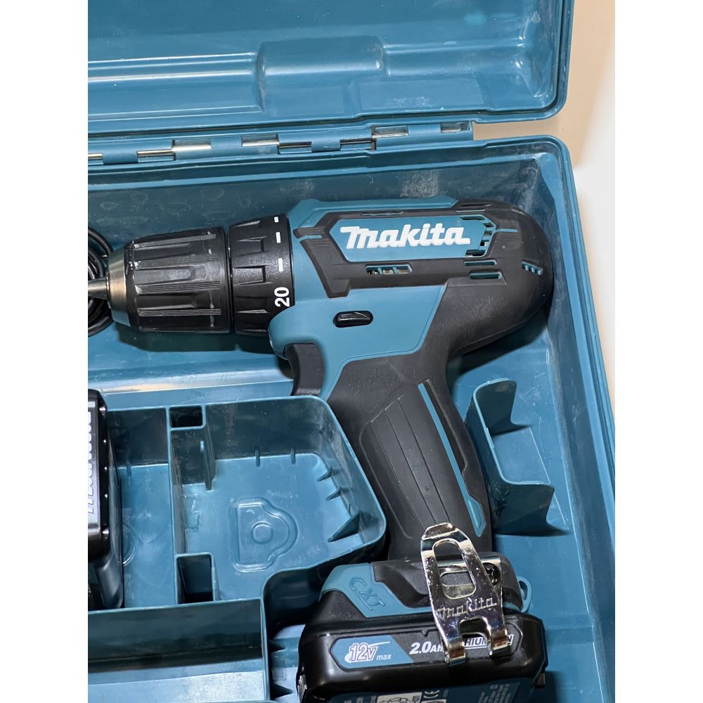 Аккумуляторная дрель-шуруповерт Makita DF333DWAE, 12 В, 1700 об/мин, с 2 АКБ 2 Ач и ЗУ, в кейсе (УЦЕНЕННЫЙ ТОВАР) (DF333DWAE/BU)