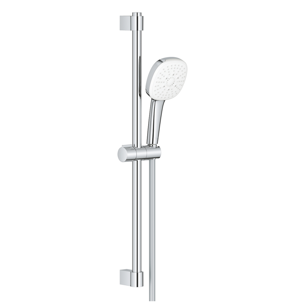 Душевой гарнитур GROHE Tempesta Cube 110, 3 режима струи, душевая штанга 600 мм, 7,4 л/мин, хром (27579003)