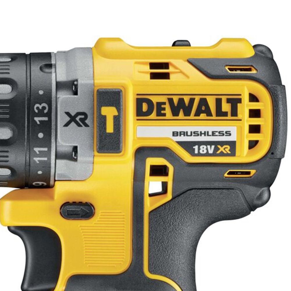 Ударная дрель-шуруповерт DEWALT DCD796D2, 18 В, 2000 об/мин, 34000 уд/мин, с 2 АКБ 2 Ач и ЗУ, в кейсе TSTAK (DCD796D2-QW)