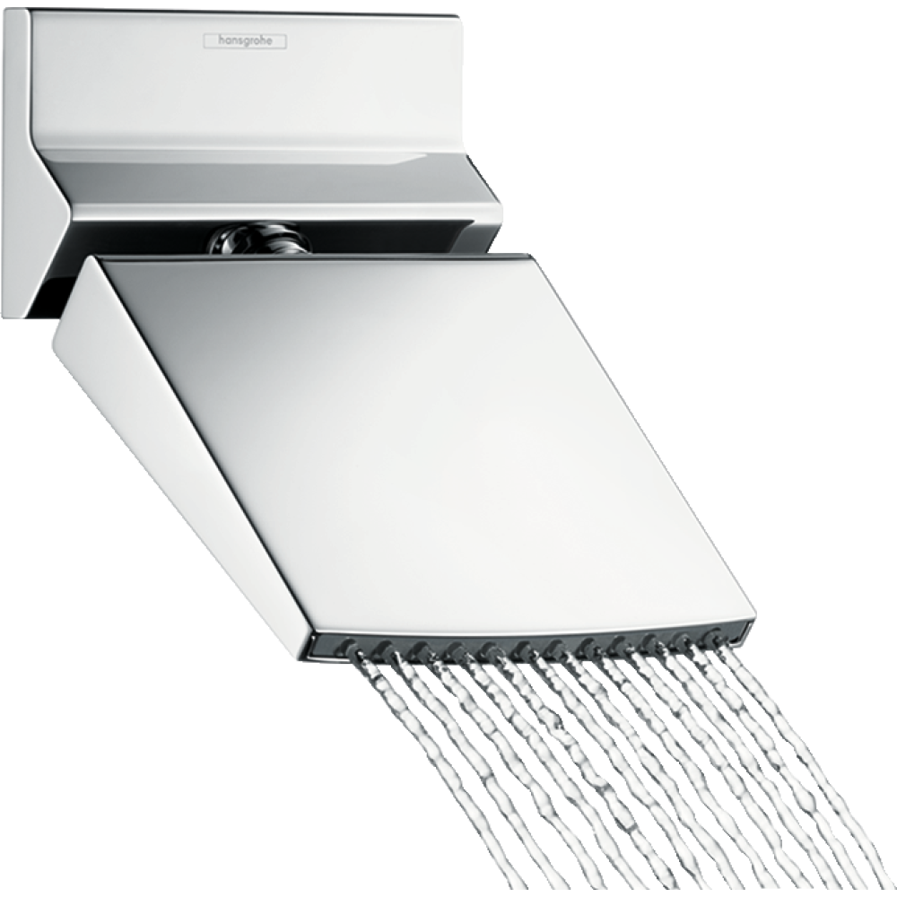 Верхний душ hansgrohe Raindance Rainfall 150 1jet Stream с настенным креплением 26443000, хром