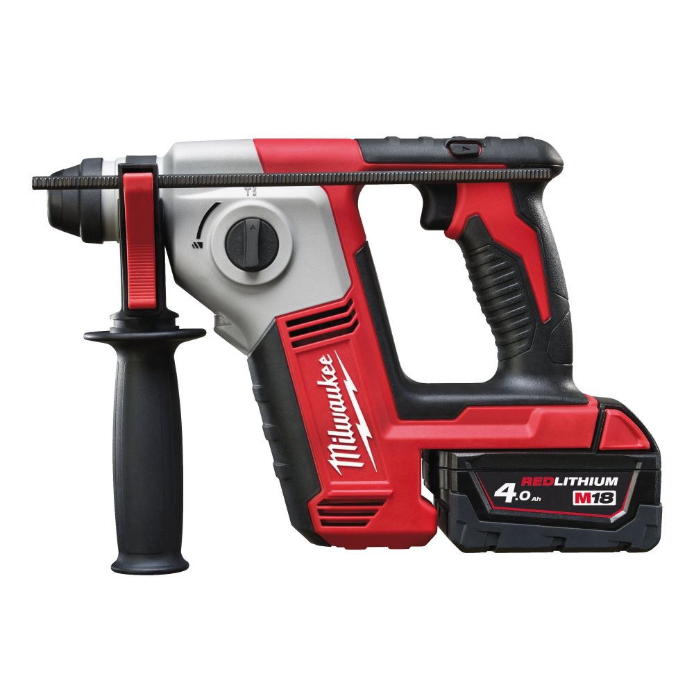 Аккумуляторный перфоратор Milwaukee M18 BH-402C 4933443330, 1.2 Дж, 7000 уд/мин, с 2 АКБ 4 Ач и ЗУ, в кейсе