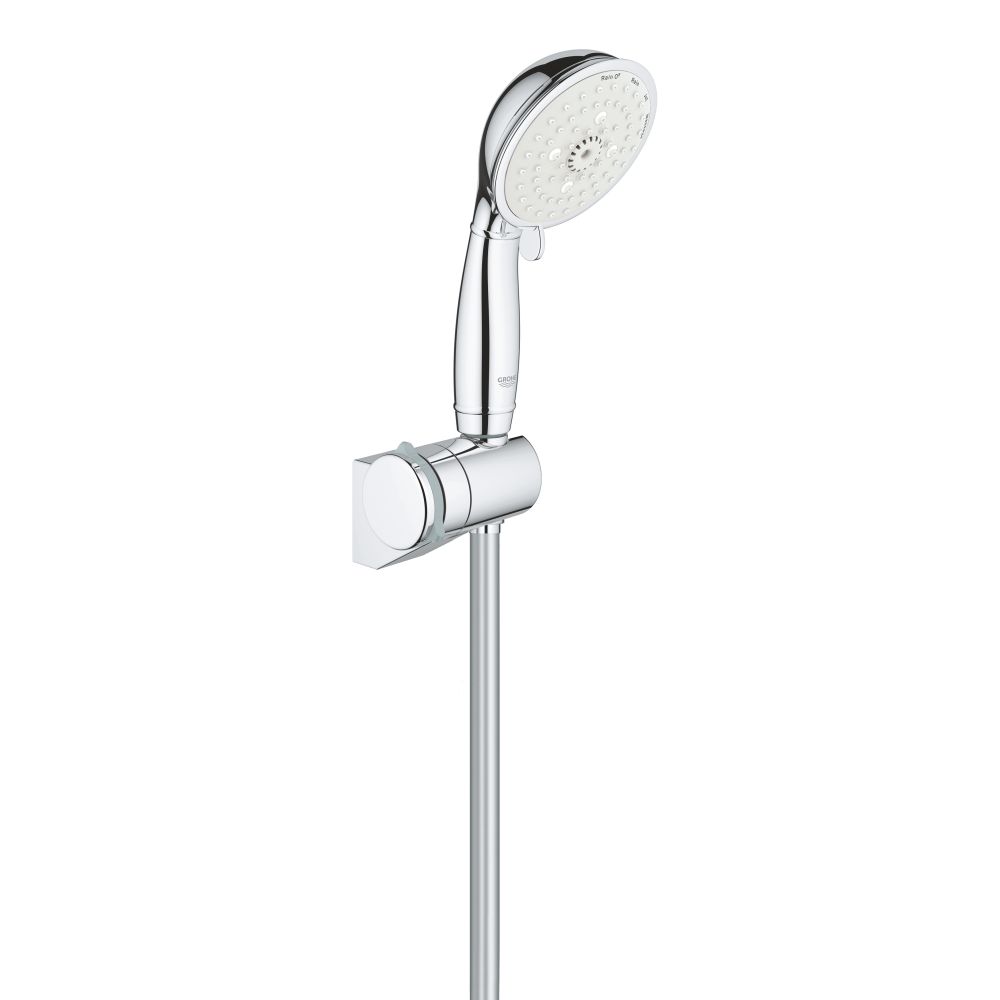 Душевой набор GROHE Tempesta Rustic 100, 4 режима, 1750 мм, 9,5 л/мин, хром (27805001)