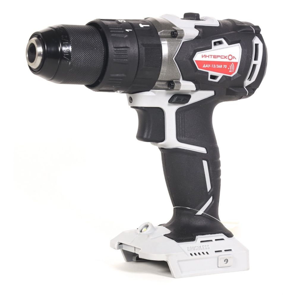 Ударная дрель-шуруповерт ИНТЕРСКОЛ ДАУ-13/36В 70, 36 В, 1900 об/мин, 30000 уд/мин, с АКБ 2.5 Ач и ЗУ (813.0.0.70-B25C)