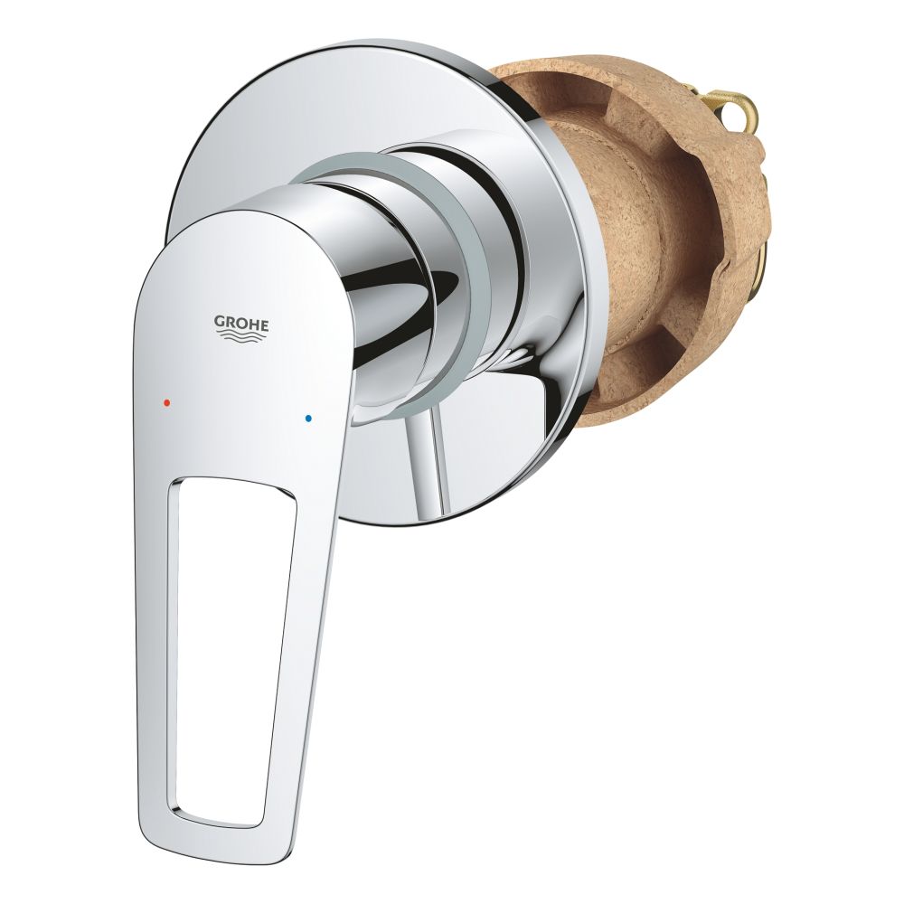 Смеситель для душа GROHE BauLoop в комплекте с монтажной частью, хром (29042001)