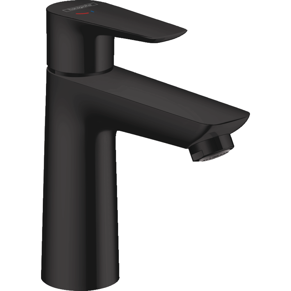 Смеситель для раковины hansgrohe Talis E 110 CoolStart, без сливного гарнитура 71714670, матовый черный