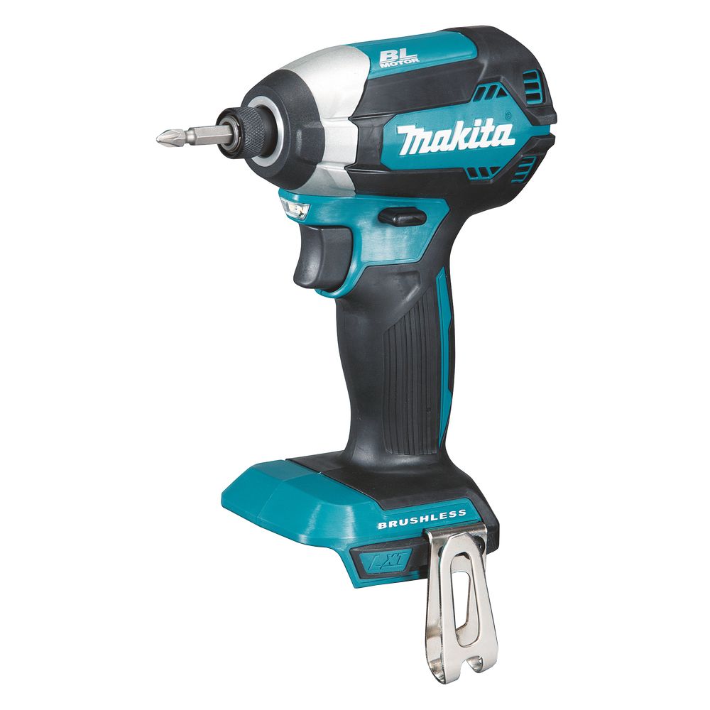 Акумуляторный ударный шуруповерт Makita LXT 18В BL XPT, 1/4", 170Нм, с АКБ 1.5 Ач и ЗУ, в кейсе, DTD153SY