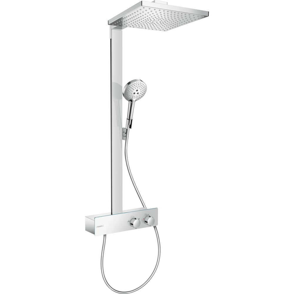 Душевая система hansgrohe Raindance E 300 1jet с термостатом ShowerTablet 350 27361000, хром