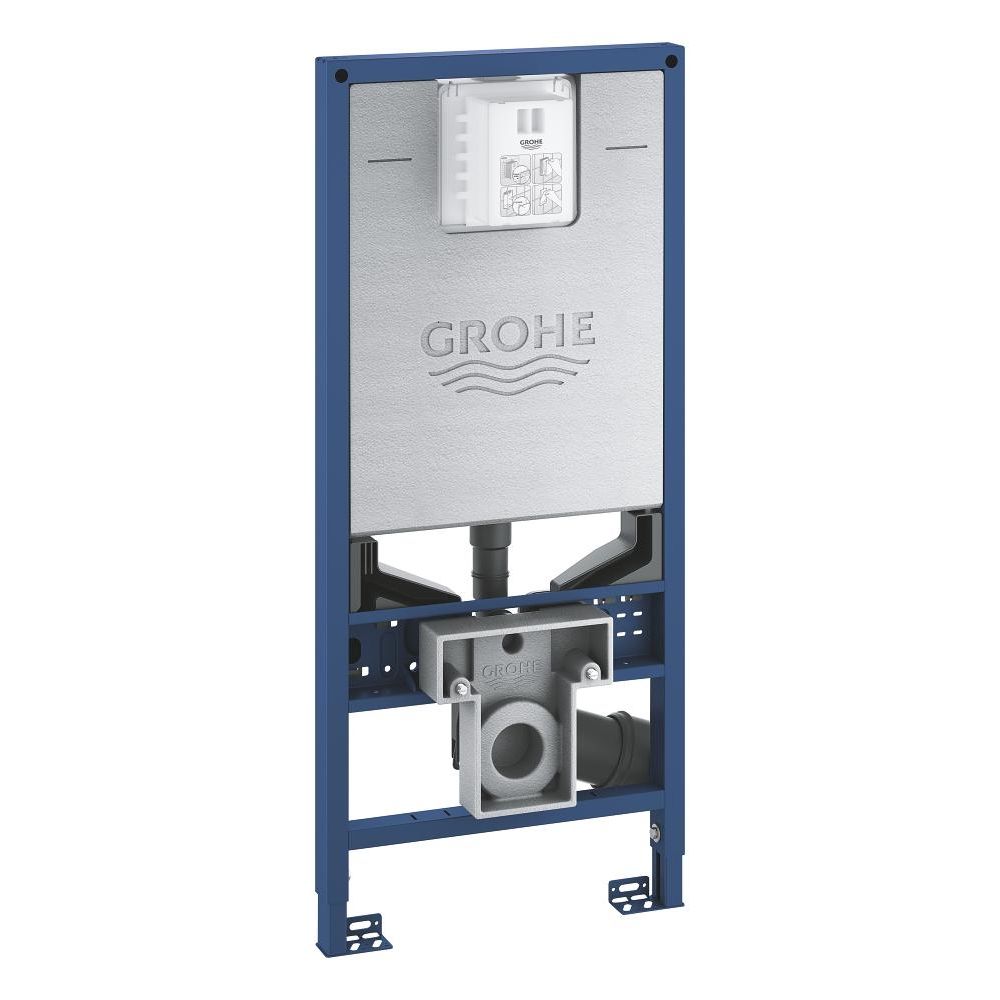 Инсталляция для подвесного унитаза, GROHE Rapid SLX, монтажная высота 1.13 м, со встроенной электрической розеткой и подводом воды для подключения унитазов-биде, (39596000)