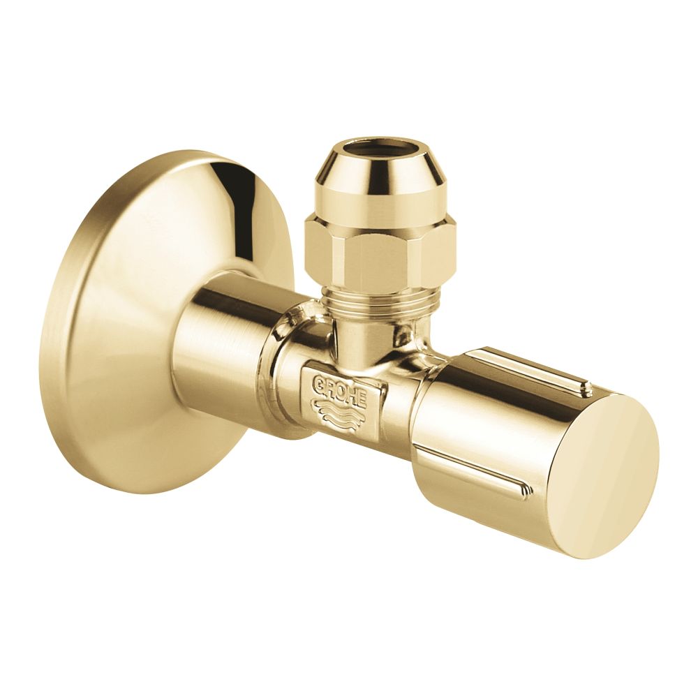 Вентиль угловой GROHE 1/2 дюйма-3/8 дюйма, 1 шт, холодный рассвет, глянец (22037GL0)