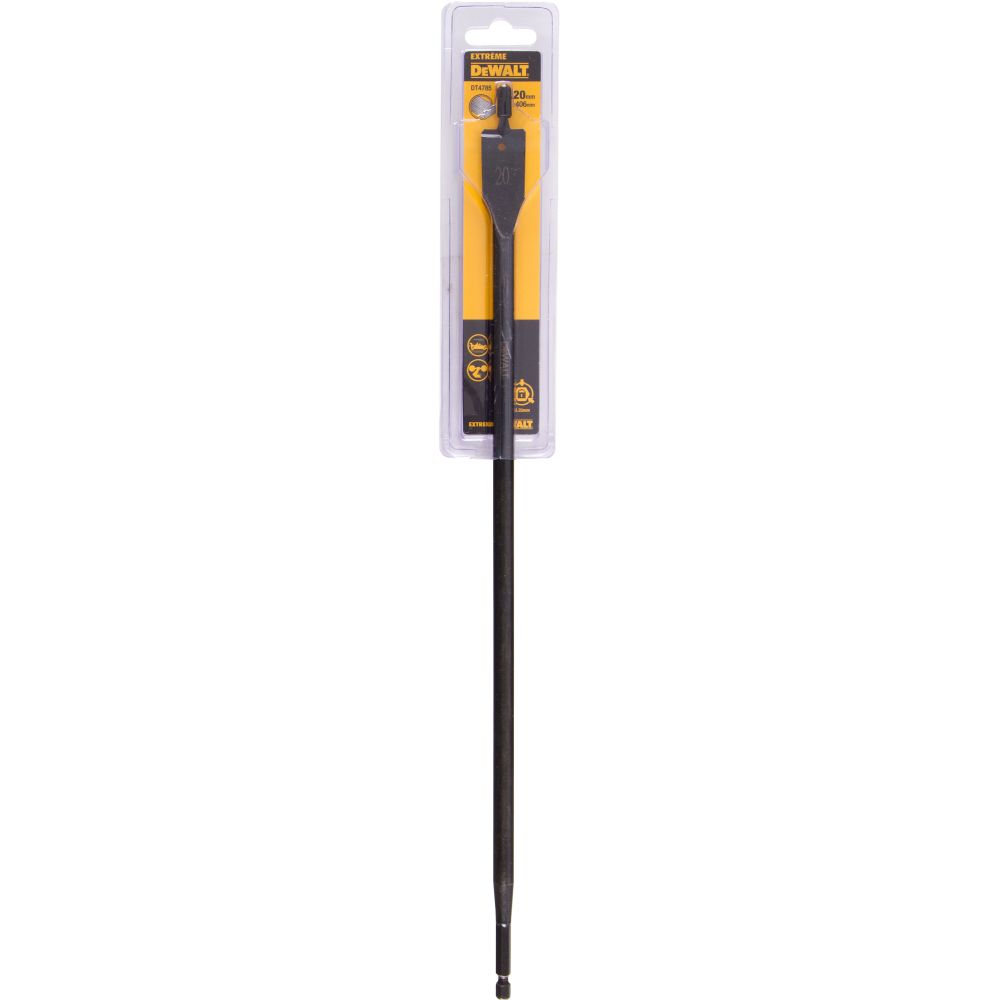 Сверло DEWALT EXTREME DT4785, по дереву перьевое IMPACT 1/4 дюйма 20 x 406 мм