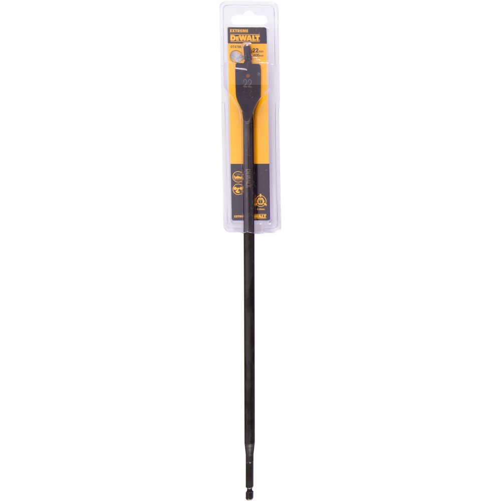Сверло DEWALT EXTREME DT4786, по дереву перьевое IMPACT 1/4 дюйма 22 x 406 мм