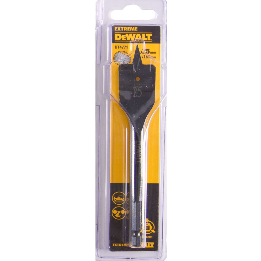 Сверло по дереву DEWALT EXTREME IMPACT, 25x132x152 мм, 1 шт. (DT4771-QZ)