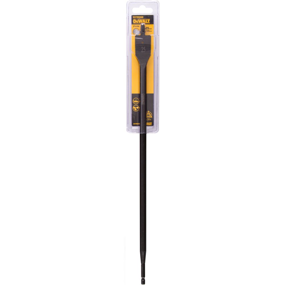 Сверло по дереву DEWALT EXTREME IMPACT, 25x386x406 мм, 1 шт. (DT4788-QZ)