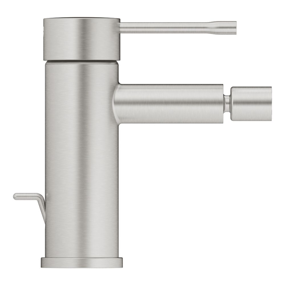 Смеситель для биде GROHE Essence с донным клапаном, суперсталь (24178DC1)