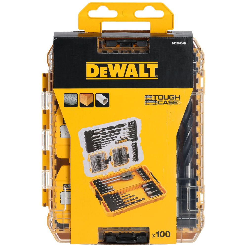 Комплект из 5 наборов оснастки DEWALT DT70785, 5х100 шт., в кейсе (DT70785-QZ-5)