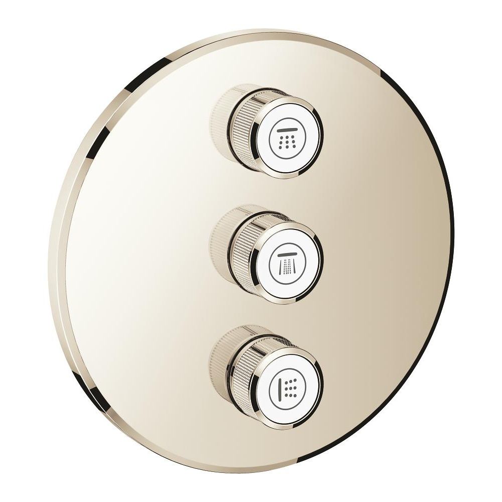 Внешняя часть переключателя потоков GROHE Grohtherm SmartControl на 3 потребителя, никель глянец (29122BE0)