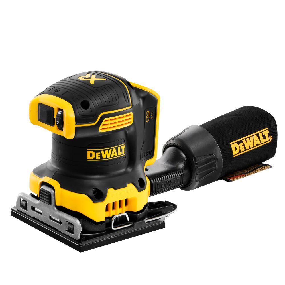 Аккумуляторная плоскошлифовальная машина DEWALT DCW200N, 18 В, 13500 кол/мин, без АКБ и ЗУ (DCW200N-XJ)