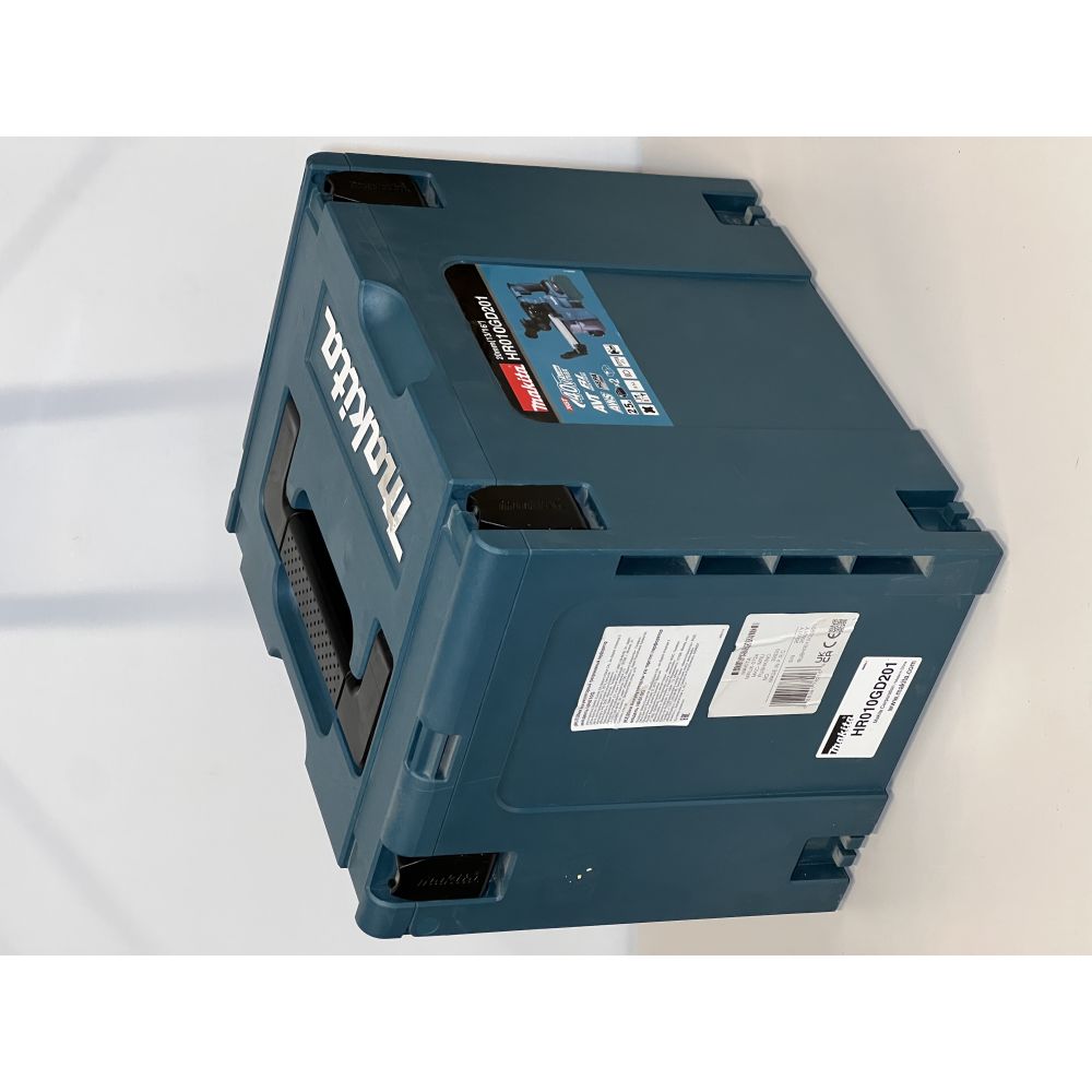 Аккумуляторный перфоратор Makita с системой пылеудаления DX16, 40 В, 2.1 Дж, 5000 уд/мин, с 2 АКБ 2.5 Ач и ЗУ, в кейсе (УЦЕНЕННЫЙ ТОВАР) (HR010GD201/BU)