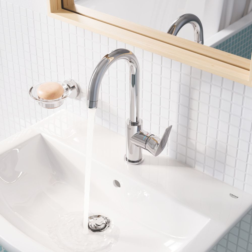 Смеситель для раковины GROHE BauEdge, L-size, хром (23760001)