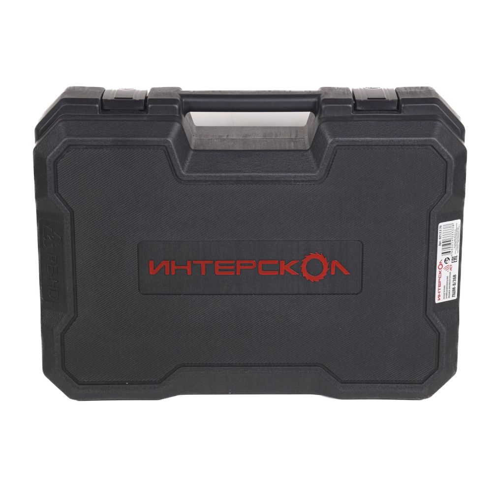 Аккумуляторная прямошлифовальная машина ИНТЕРСКОЛ ПШМ-8/36В, 36 В, 55 мм, 20000 об/мин, с 2 АКБ 2 Ач и ЗУ, в кейсе (821.2.2.70)