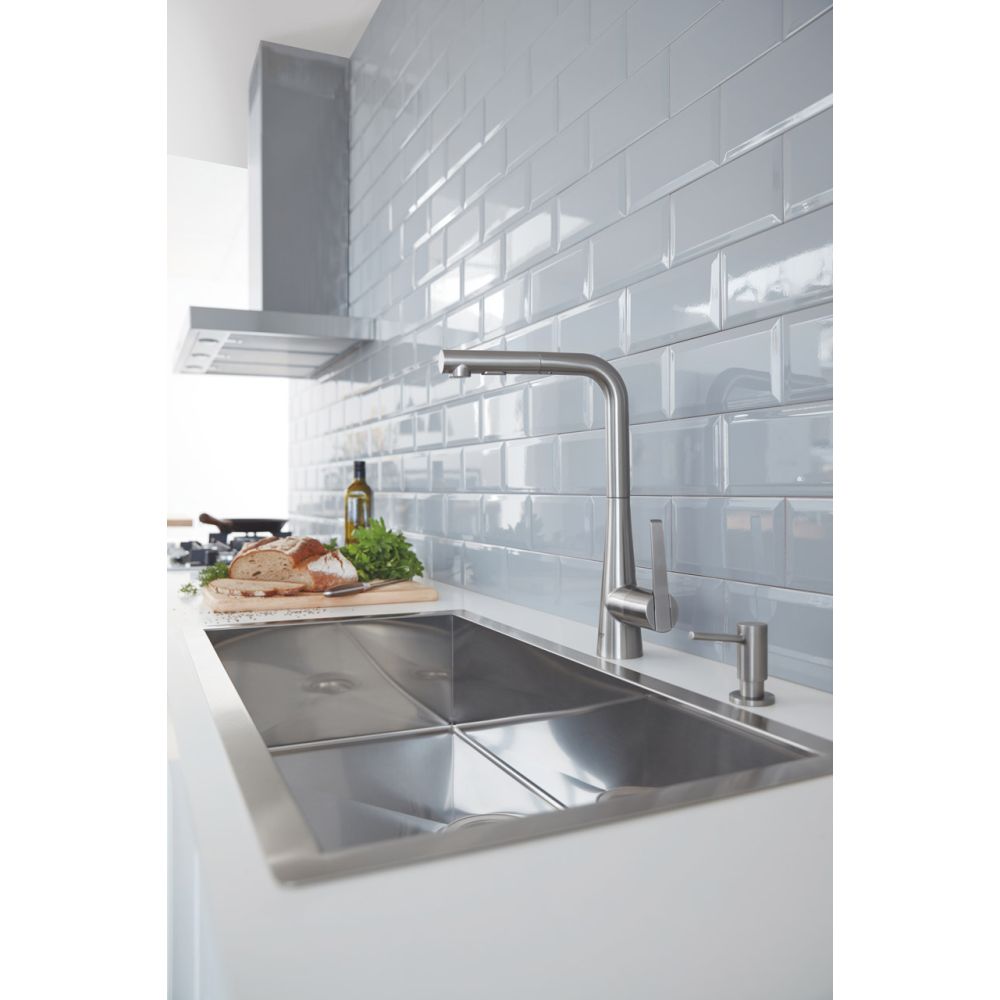 Дозатор жидкого мыла, GROHE Cosmopolitan, суперсталь, (40535DC0)