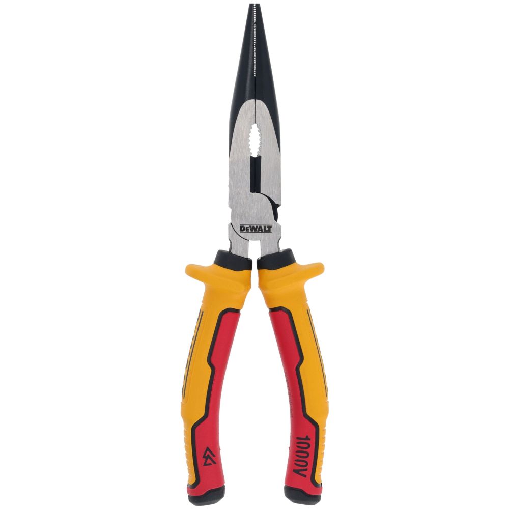 Плоскогубцы DEWALT DWHT82804-0, с удлиненными губками и токоизолирующими рукоятками, 20 см