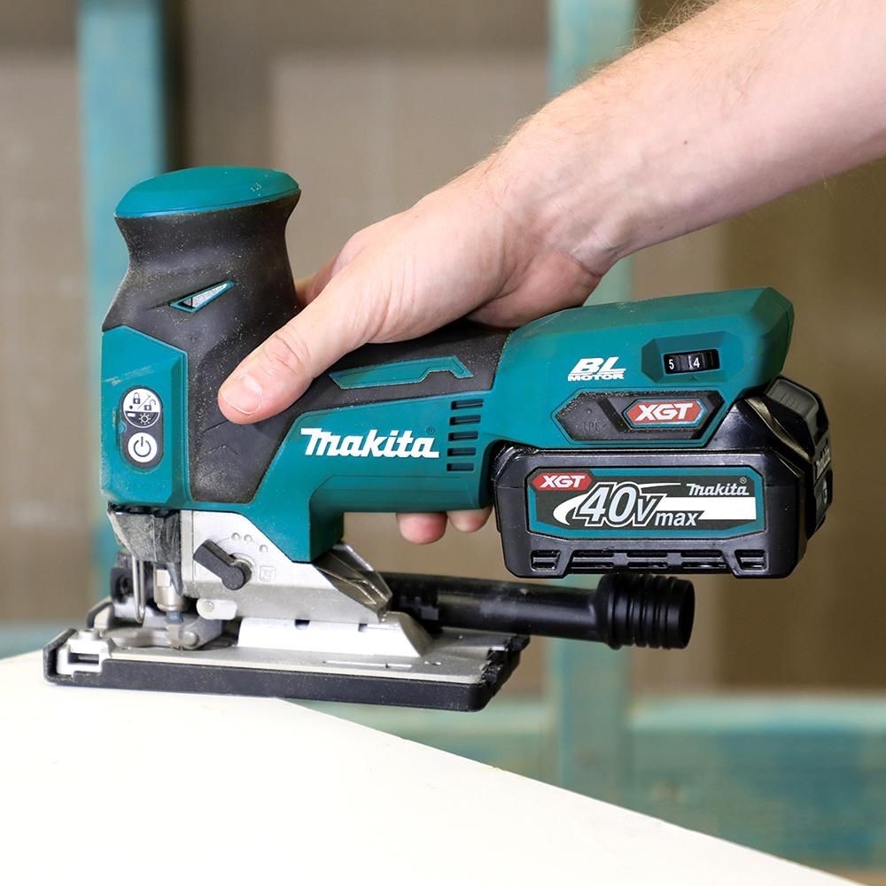 Аккумуляторный лобзик Makita JV001GZ01, 40 В, 3500 ход/мин, 26 мм, без АКБ и ЗУ
