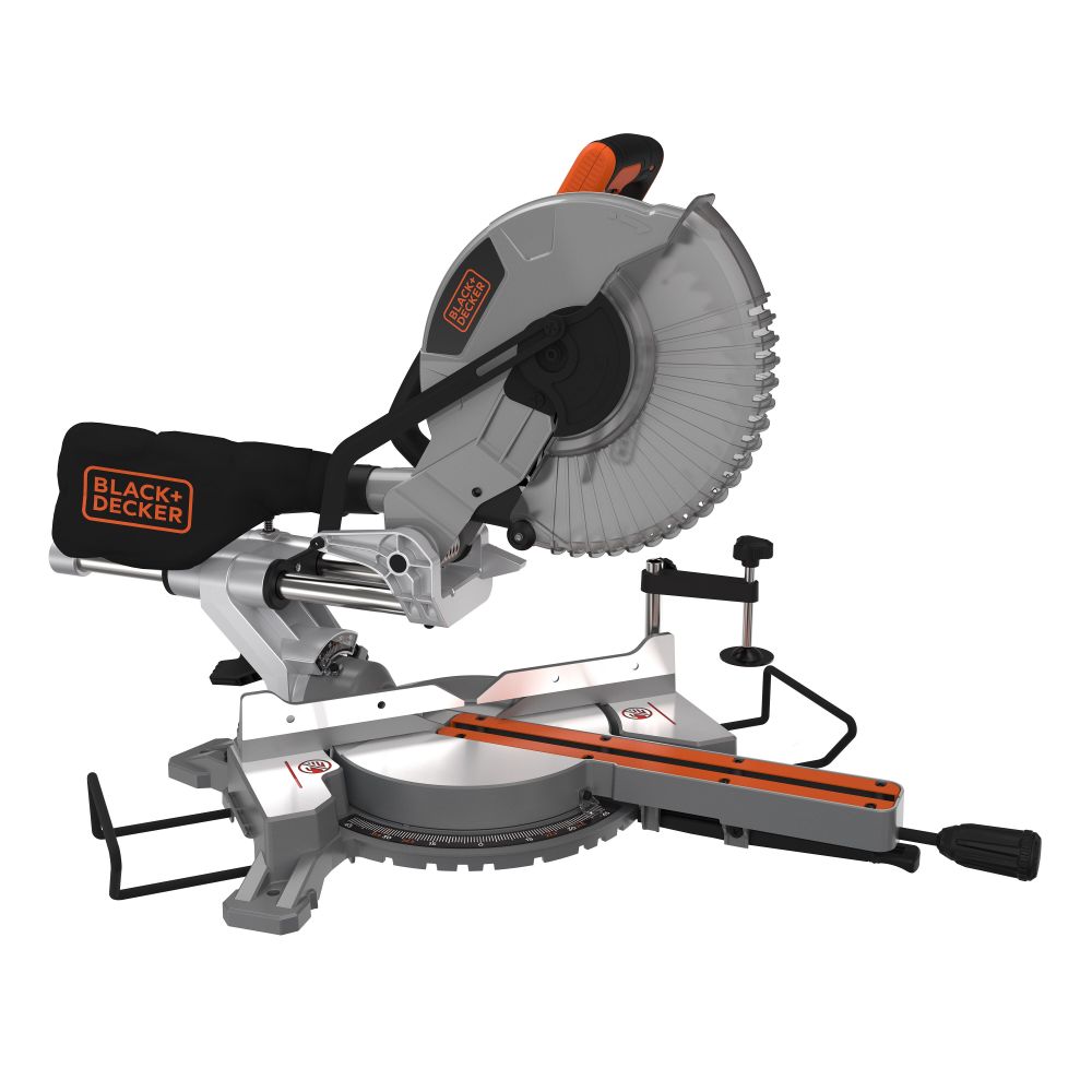 Торцовочная пила BLACK+DECKER BES710, 2100 Вт, 254 мм, 5000 об/мин (BES710-QS)