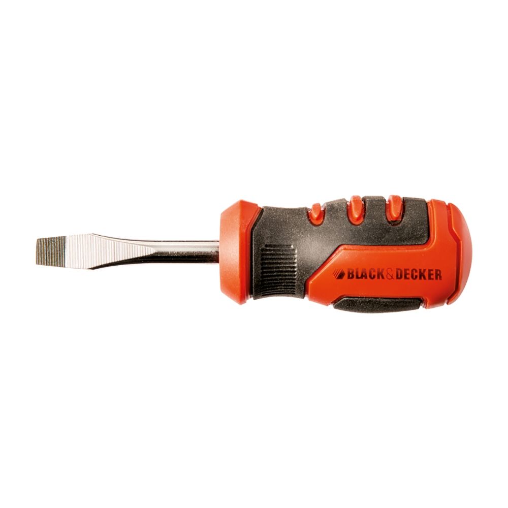 Отвертка укороченная под прямой шлиц BLACK+DECKER BDHT0-66487, 6.5 x 45мм