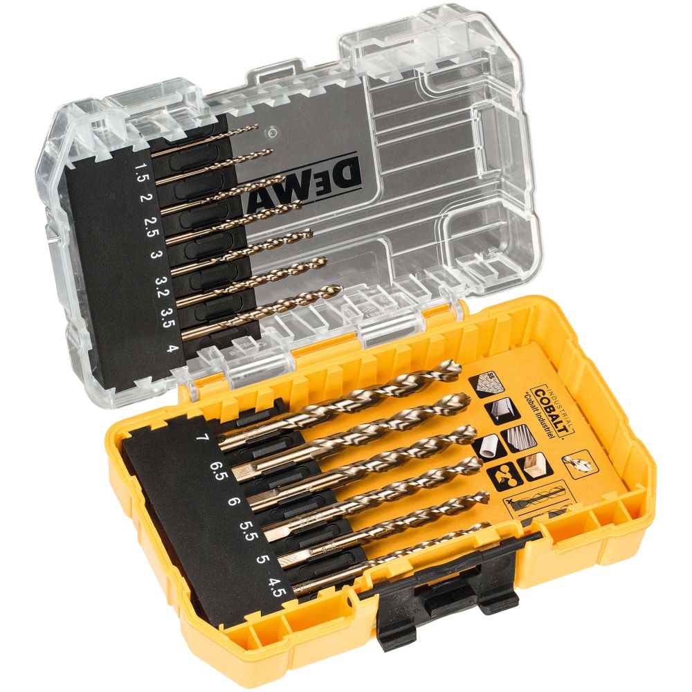 Набор сверл по металлу DEWALT DT4968, 1.5-7 мм, 13 шт (DT4968-QZ)
