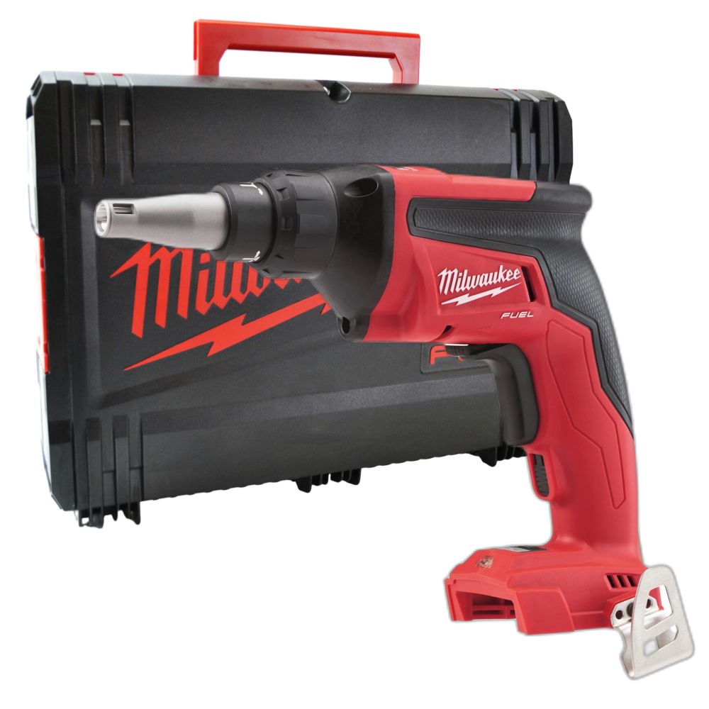 Аккумуляторный шуруповерт Milwaukee M18 FSG-0X, для гипсокартона, 18 В, 13 Нм, 4500 об/мин, без АКБ и ЗУ, в кейсе, 4933459201