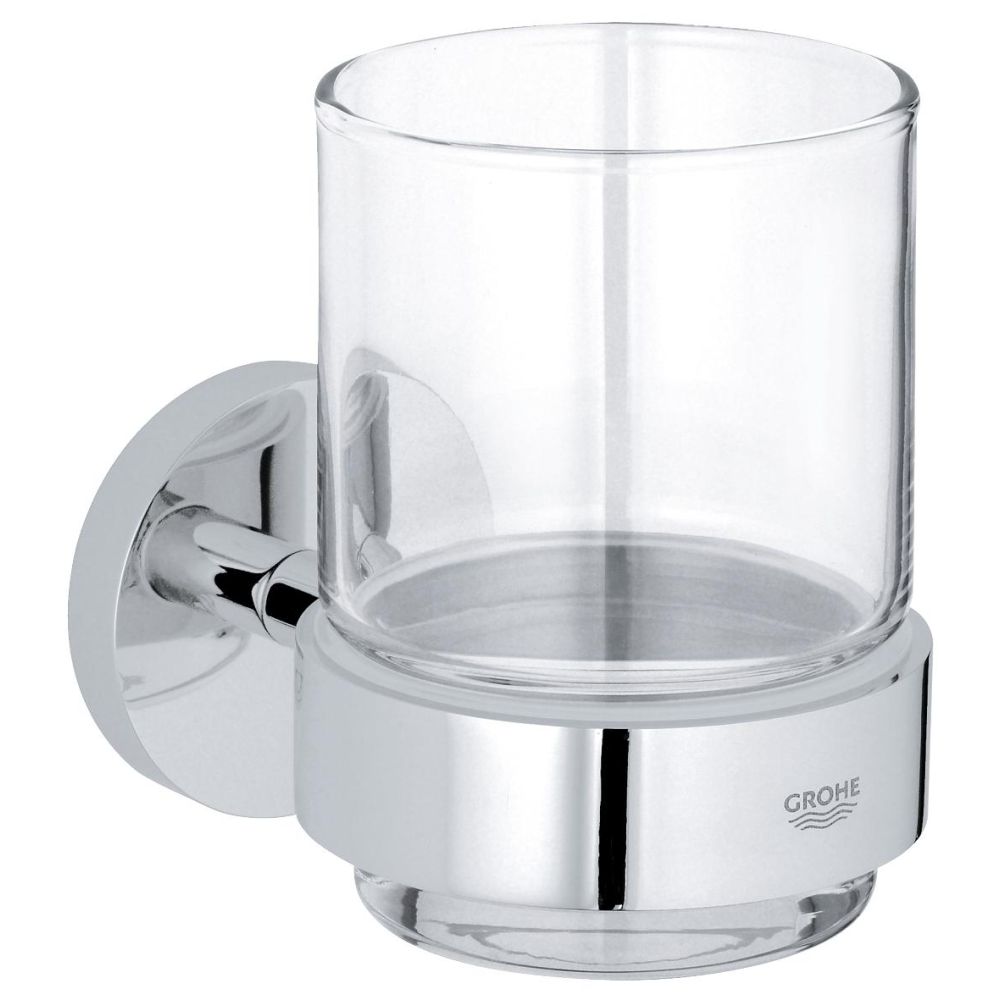 Стакан с держателем, GROHE Essentials, хром, (40447001)