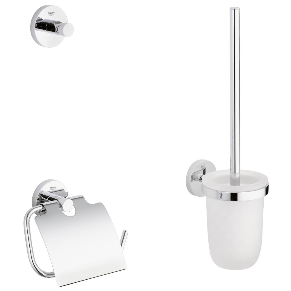 Набор аксессуаров, GROHE Essentials, 3 в 1, хром, (40407001)