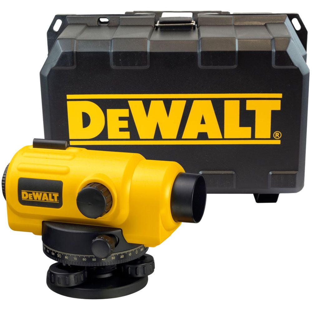 Оптический нивелир DEWALT DW096PK, 26-кратный, в кейсе (DW096PK-XJ)