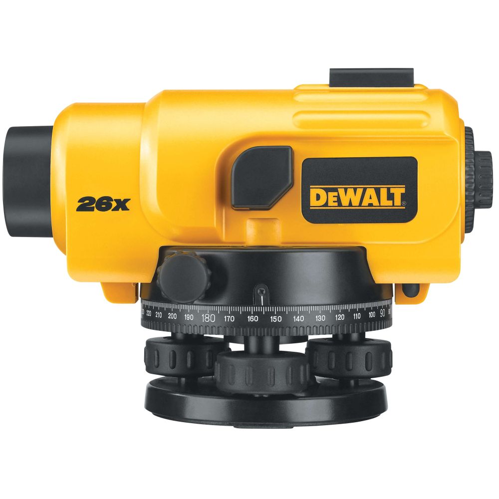Оптический нивелир DEWALT DW096PK, 26-кратный, в кейсе (DW096PK-XJ)