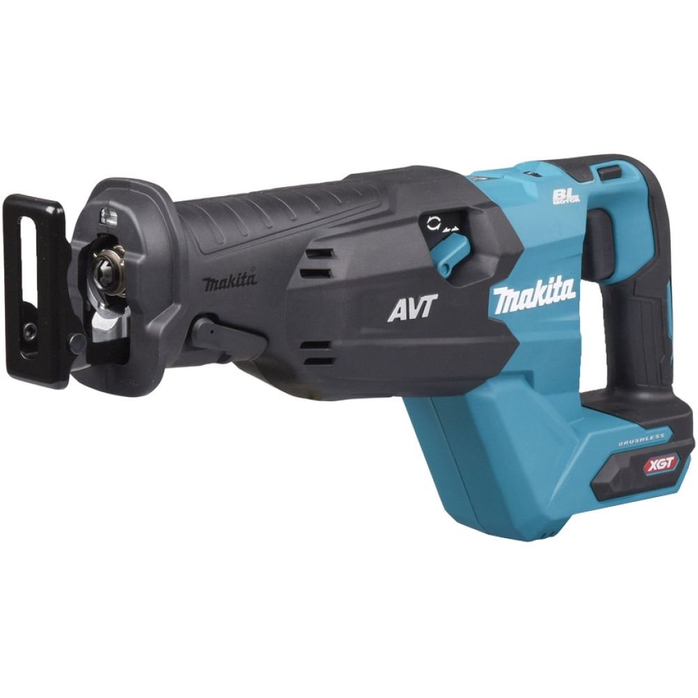 Аккумуляторный набор Makita, 40 В: сабельная пила JR002 + угловая шлифмашина GA038, с 2 АКБ 5 Ач и ЗУ, в кейсе