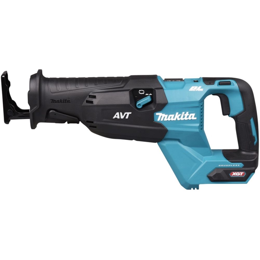 Аккумуляторный набор Makita, 40 В: сабельная пила JR002 + угловая шлифмашина GA038, с 2 АКБ 5 Ач и ЗУ, в кейсе