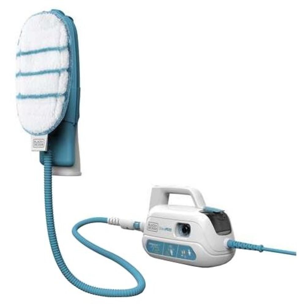 Пароочиститель ручной SteamMop&amp SteaMitt системы SteamBoost + 5 насадок BLACK+DECKER FSH10SMP, 1300 Вт